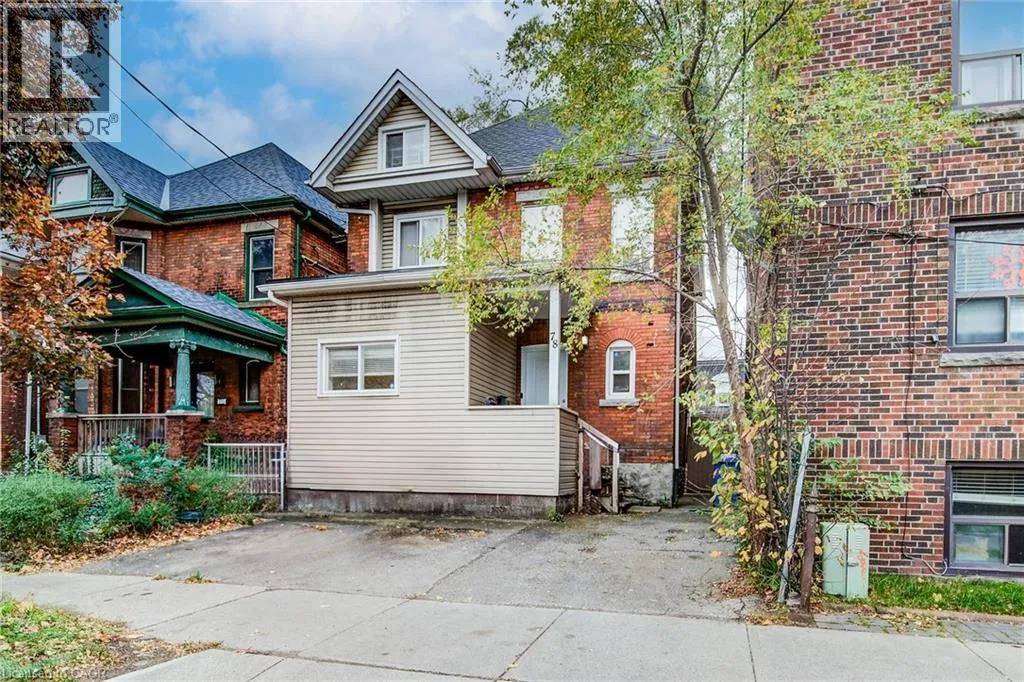 Triplex for rent: 78 Stinson Street, Hamilton, Ontario L8N 1S2