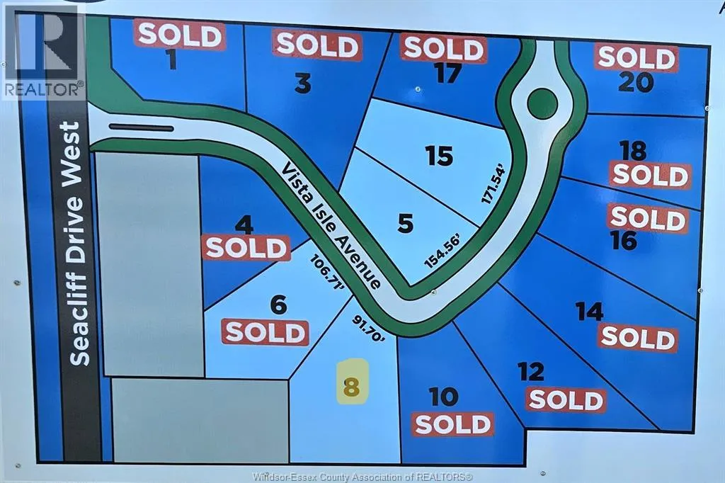 No Building for rent: 8 Vista Isle Avenue, Leamington, Ontario N8H 4C9