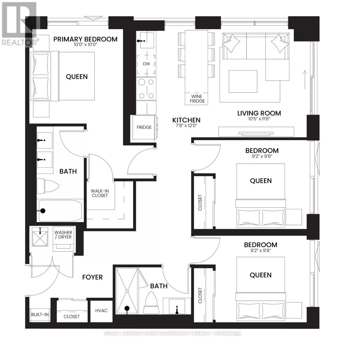 Apartment for rent: 808 - 31 York Garden Way, Toronto, Ontario M6A 2V1