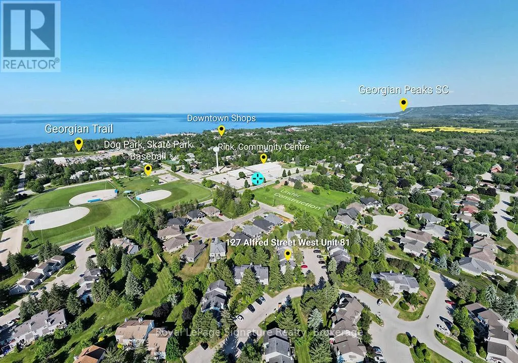 Row / Townhouse for rent: 81 - 127 Alfred Street W, Blue Mountains, Ontario N0H 2P0