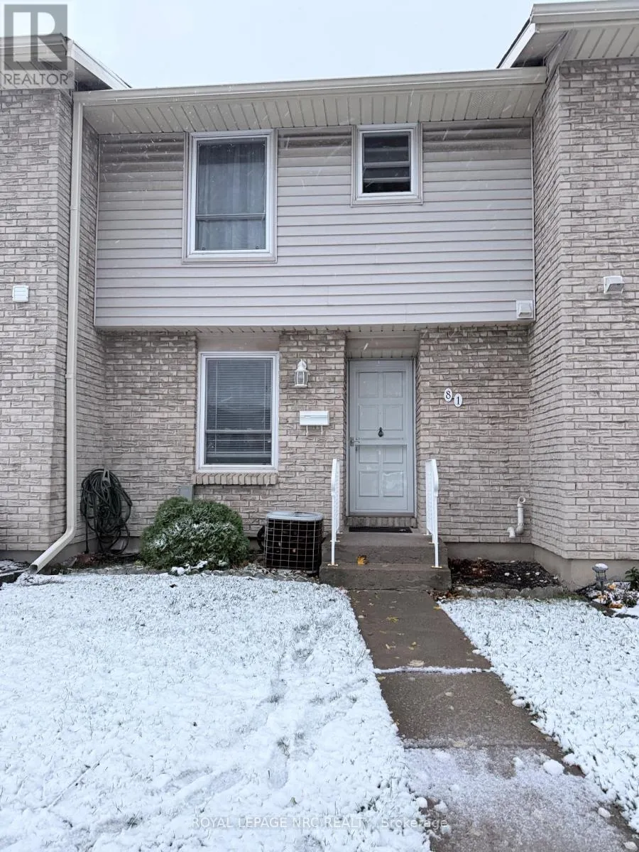 Row / Townhouse for rent: 81 - 242 Lakeport Road, St. Catharines, Ontario L2N 6V2