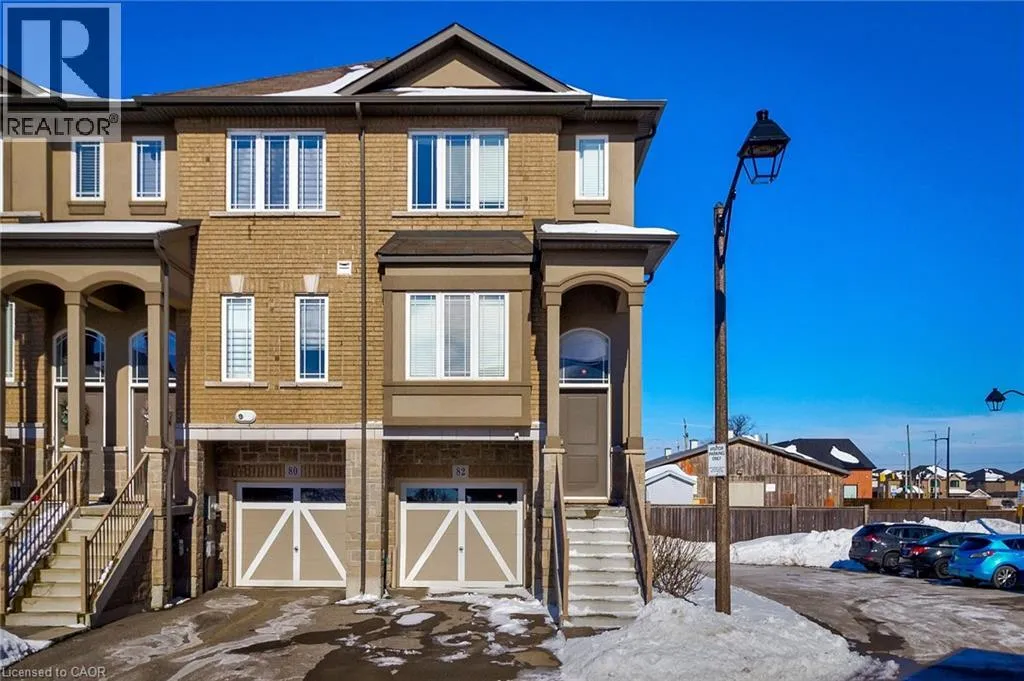 Row / Townhouse for rent: 82 Bloom Crescent, Hamilton, Ontario L0R 1P0