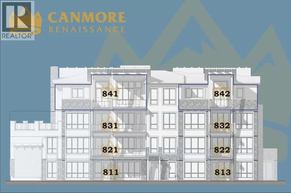Apartment for rent: 821, 101h Stewart Creek Rise, Canmore, Alberta T1W 0K2