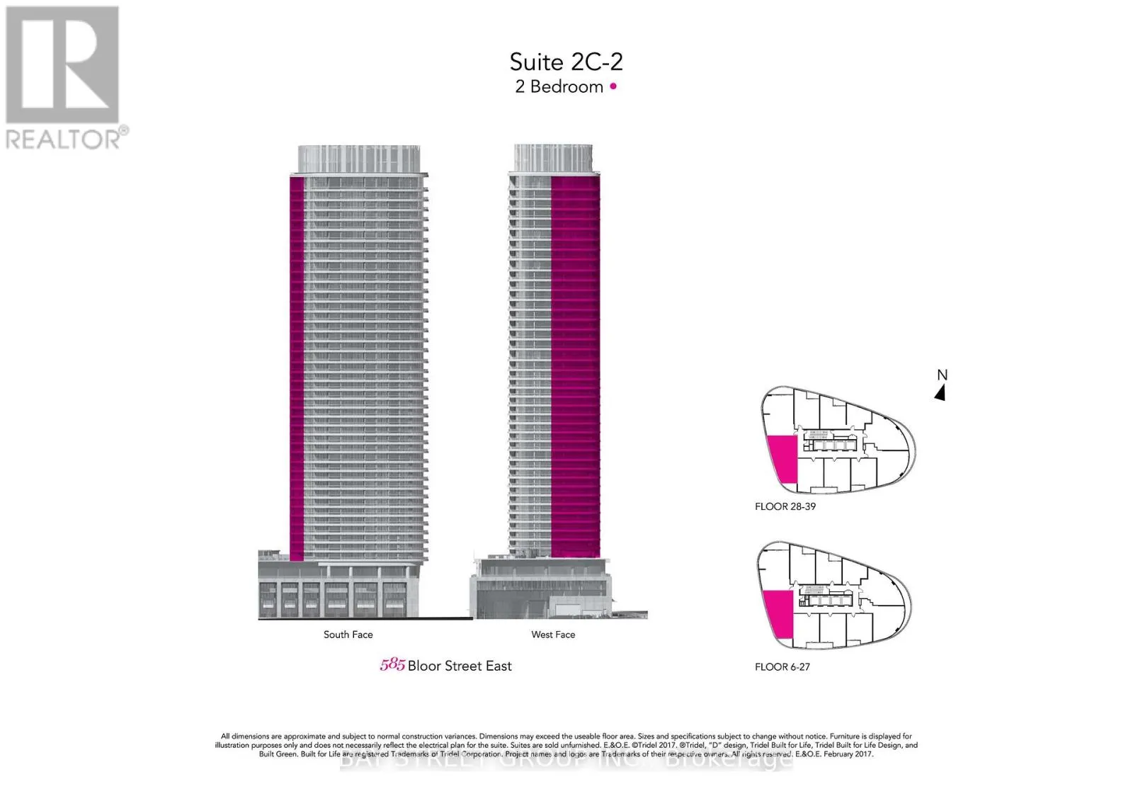 Apartment for rent: 822 - 585 Bloor Street, Toronto, Ontario M4W 0B3