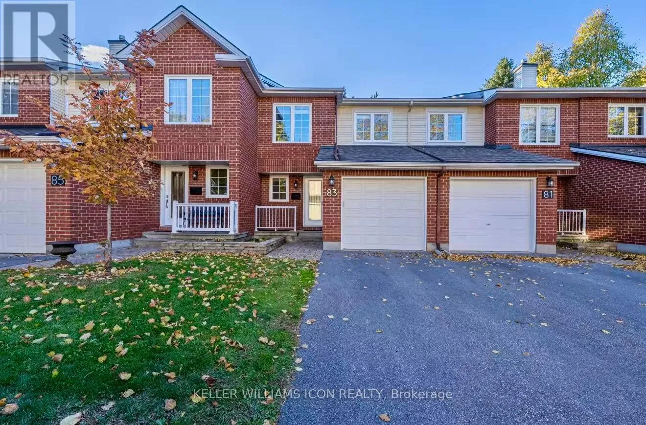 Row / Townhouse for rent: 83 Wrenwood Crescent, Ottawa, Ontario K2G 5V5