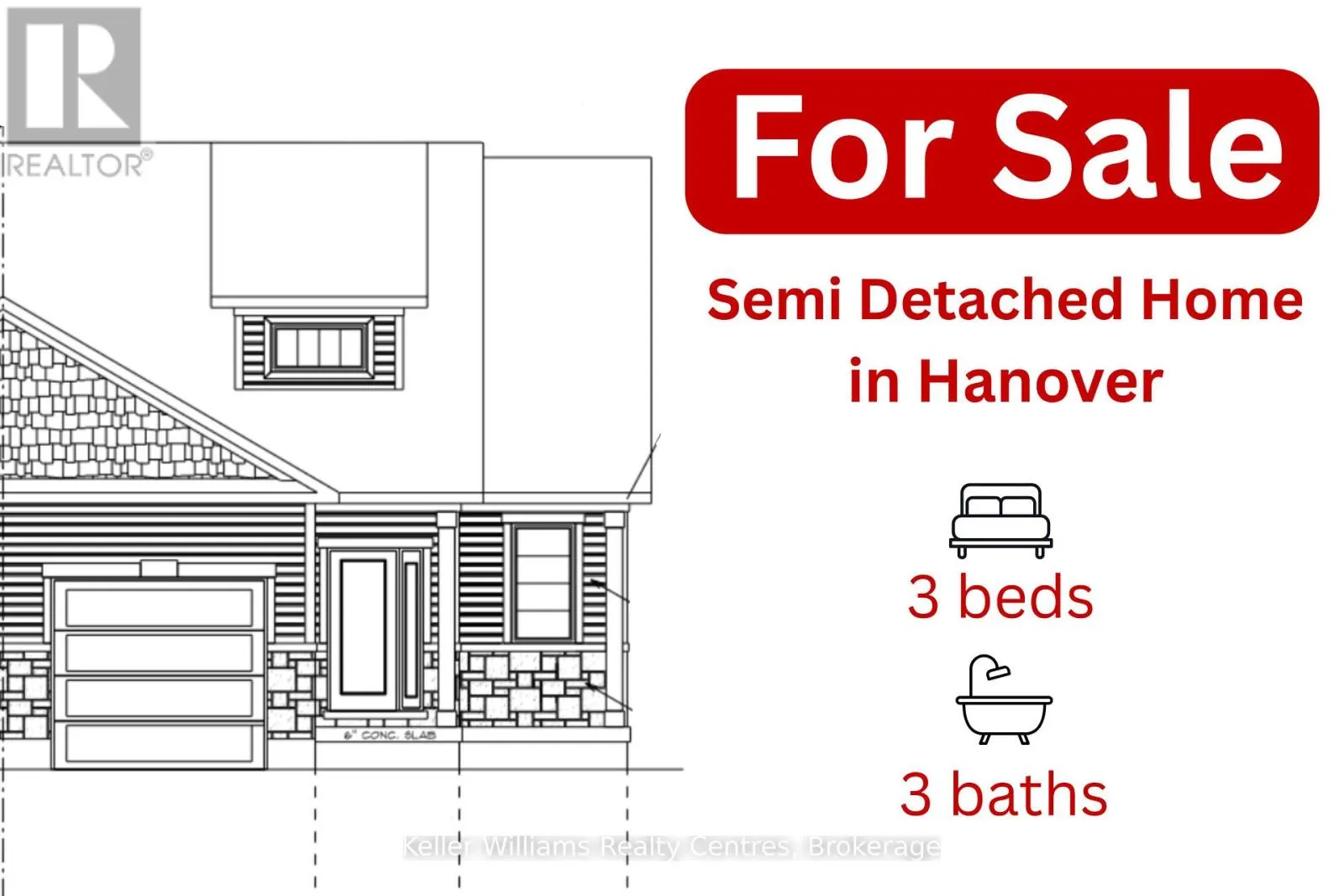 House for rent: 844 22nd Avenue A, Hanover, Ontario N4N 0C6