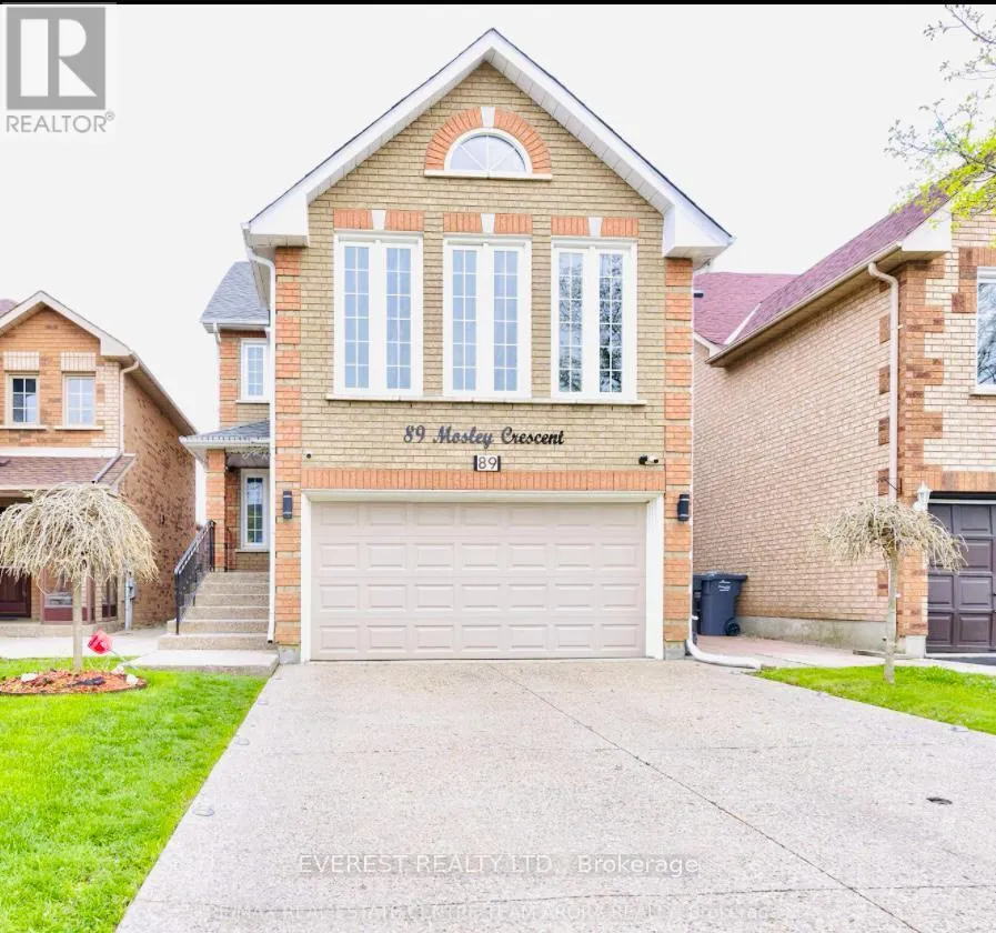 House for rent: 89 Mosley Crescent, Brampton, Ontario L6Y 5C7