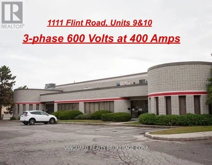 Multi-Tenant Industrial for rent: 9-10 - 1111 Flint Road, Toronto, Ontario M3J 3C7