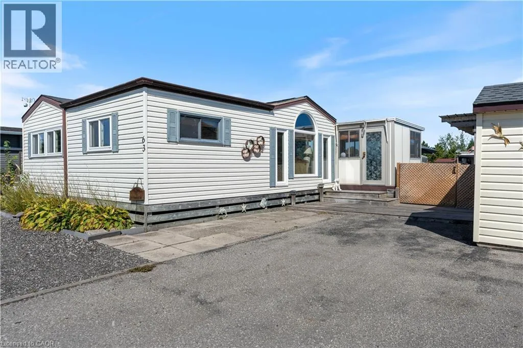 Mobile Home for rent: 92 Clubhouse Road Unit# 63, Turkey Point, Ontario N0E 1T0