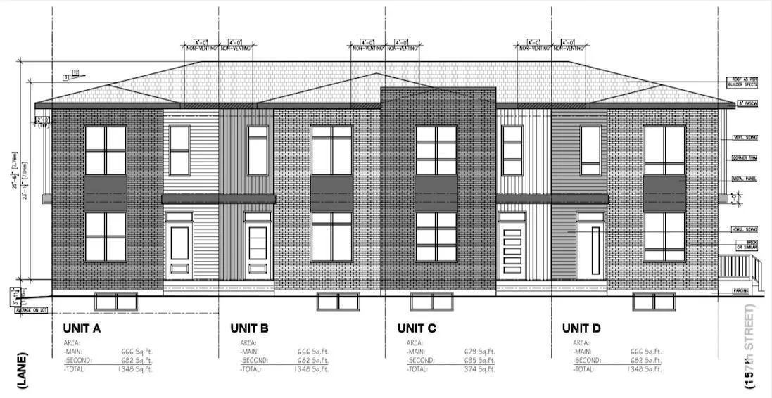 Fourplex for rent: 9634 157 St Nw, Edmonton, Alberta T5P 2T2