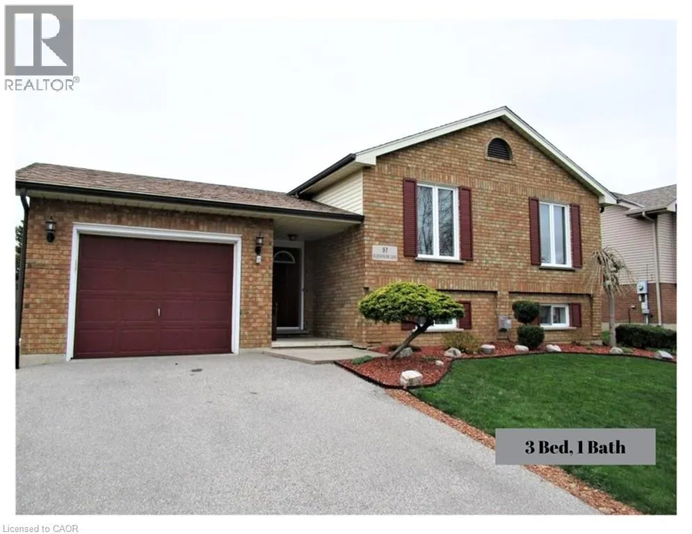 House for rent: 97 Blackfriar Lane Unit# Upper, Brantford, Ontario N3R 7M2