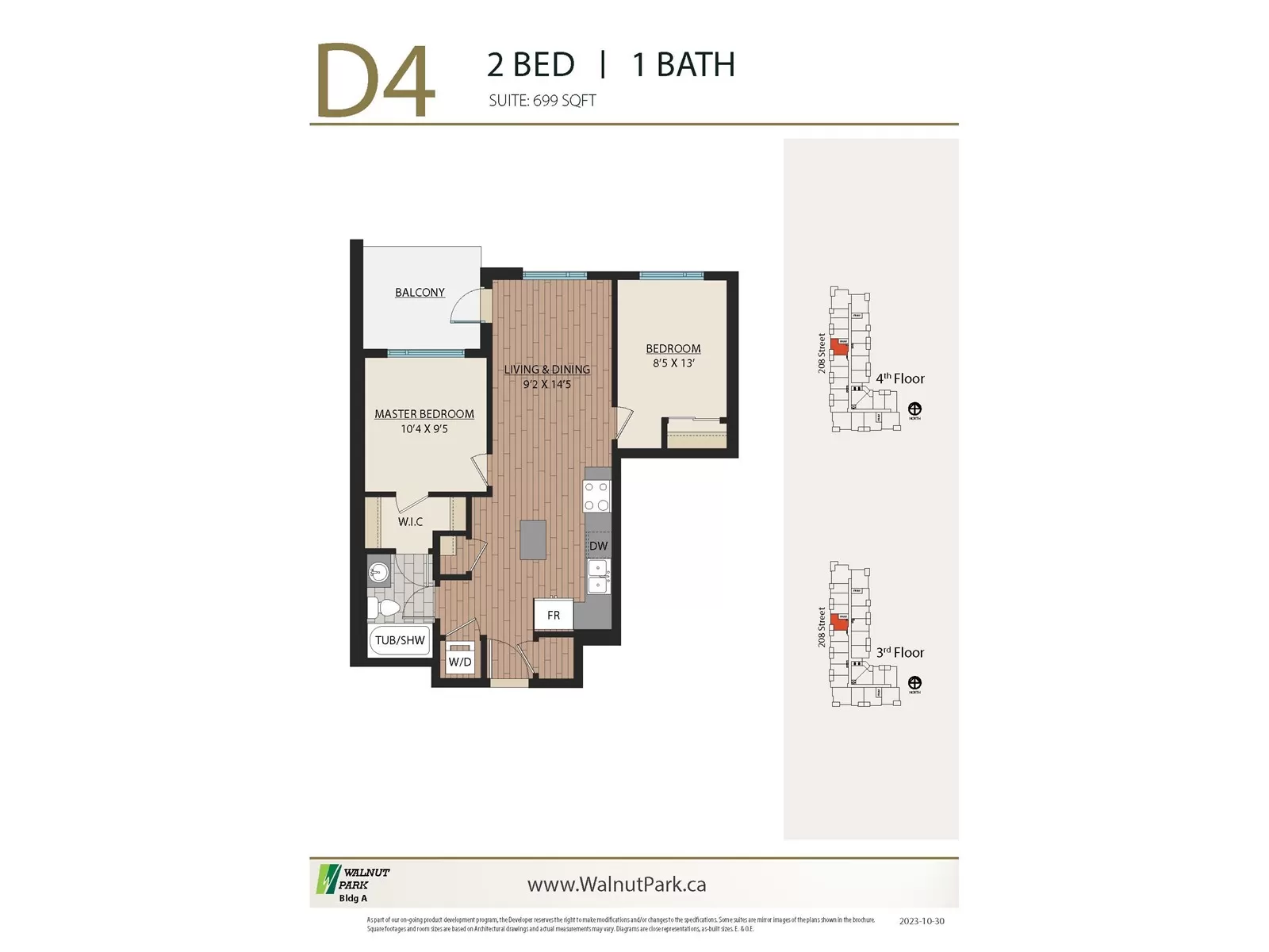 Apartment for rent: A424 8233 208b Street, Langley, British Columbia V0V 0V0