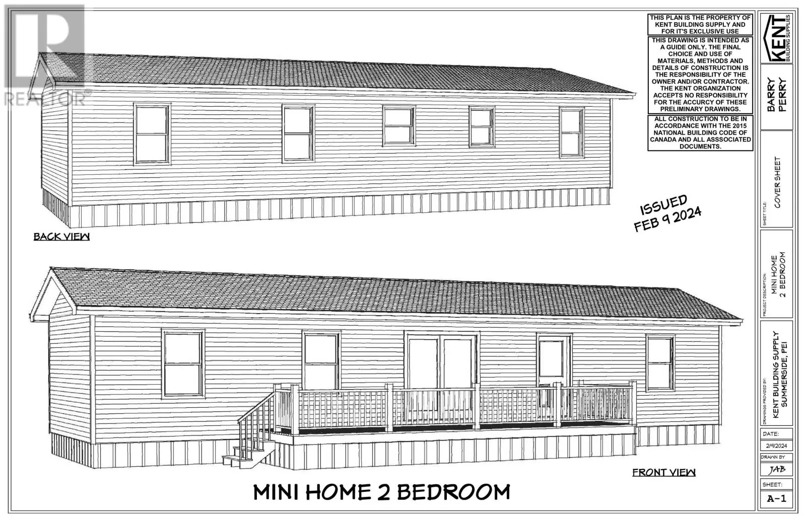 Mobile Home for rent: Church Street, Tignish, Prince Edward Island C0B 2B0