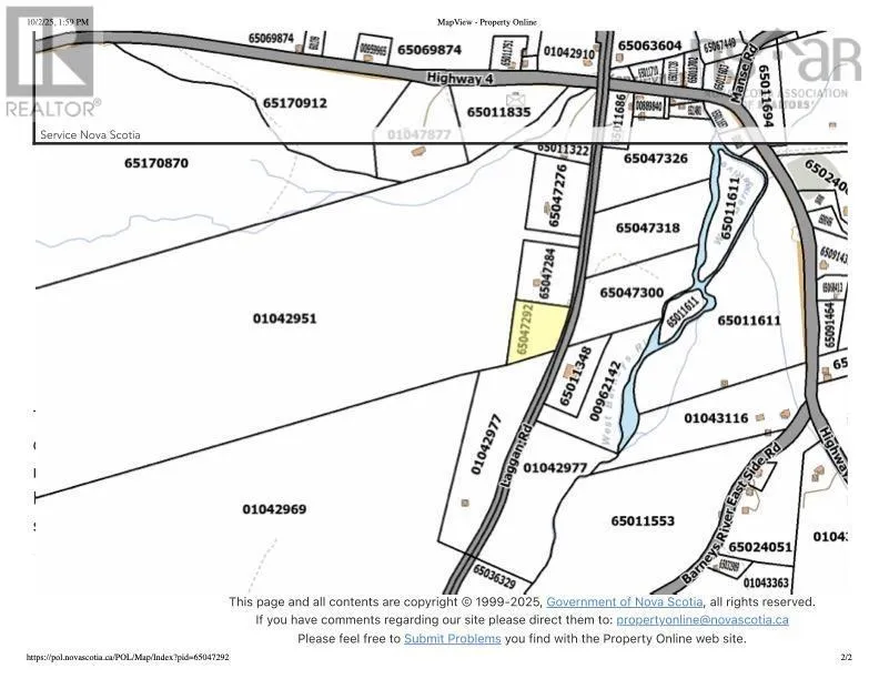 Laggan Road, Kenzieville, Nova Scotia B0K 1A0