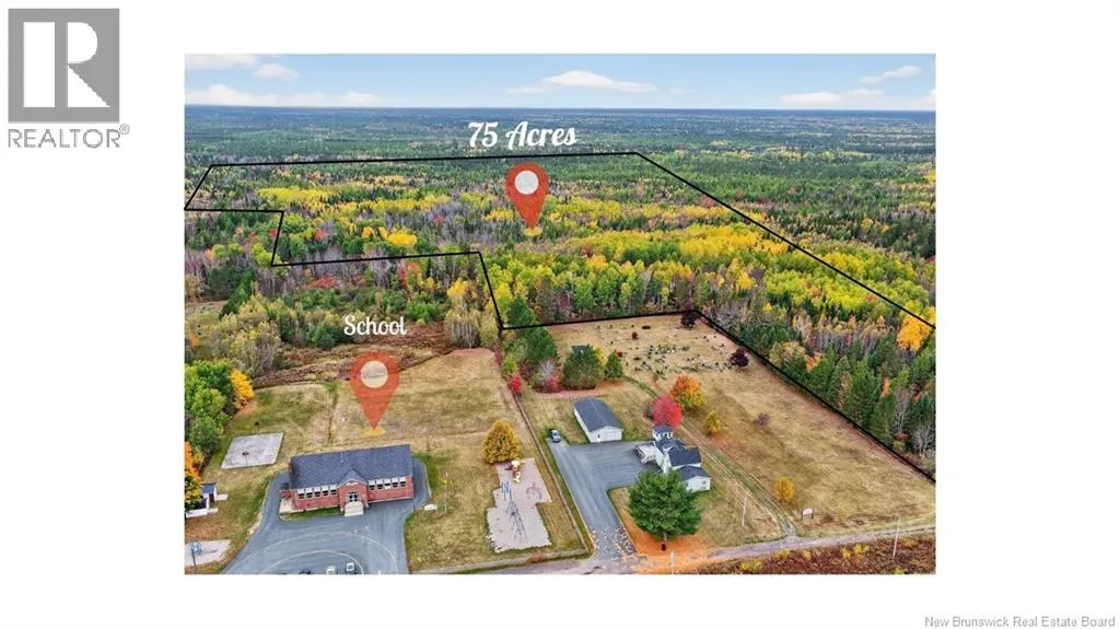 Land On West Side Harcourt Road, Adamsville, New Brunswick E4T 2Y3
