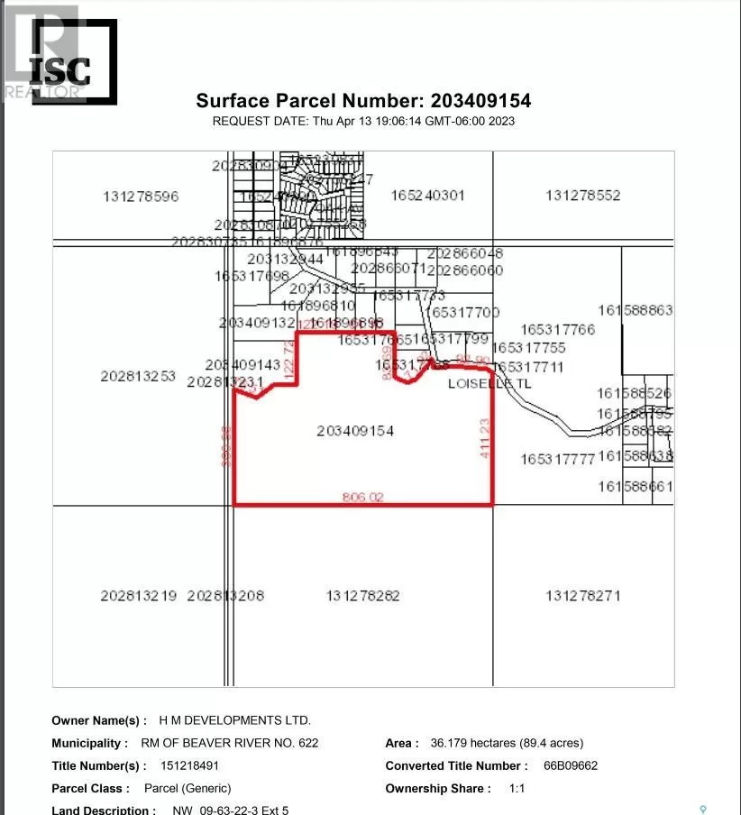 Unknown for rent: Loiselle Land, Beaver River Rm No. 622, Saskatchewan S0M 1A0