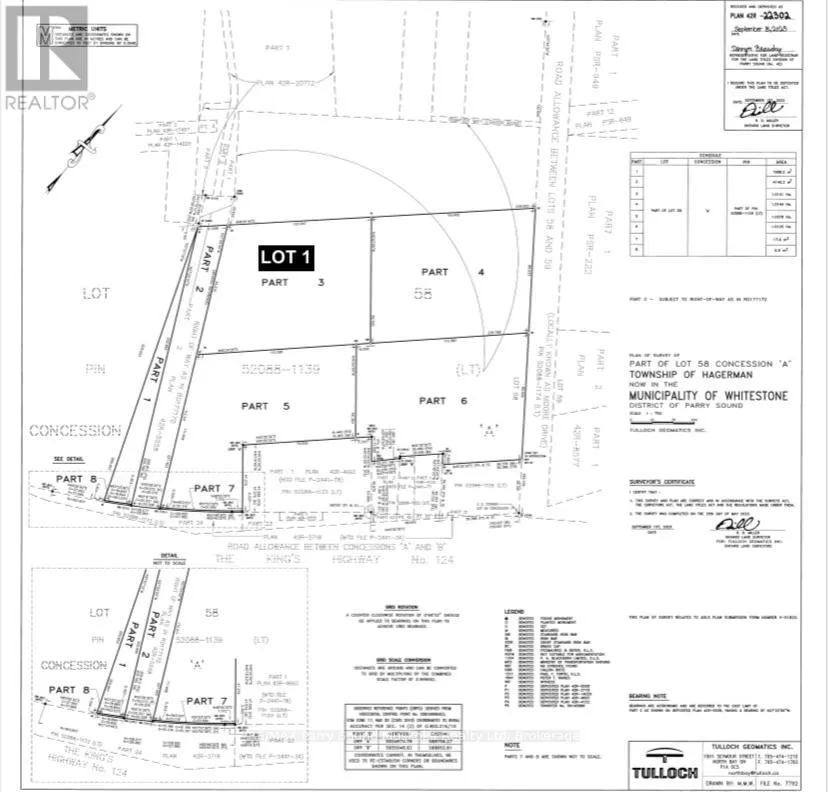 Lot 1 Unnamed Road, Whitestone, Ontario P0A 1G0