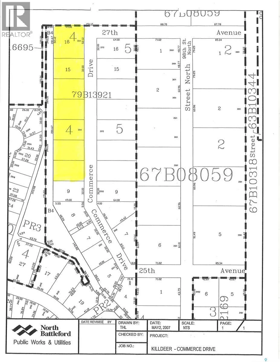 Lot 10 - 16 Blk 4 Commerce Drive, North Battleford, Saskatchewan S9A 3T3