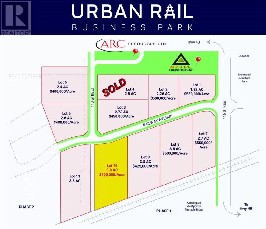Lot 10 Railway Avenue, Grande Prairie, Alberta T8W 0C7