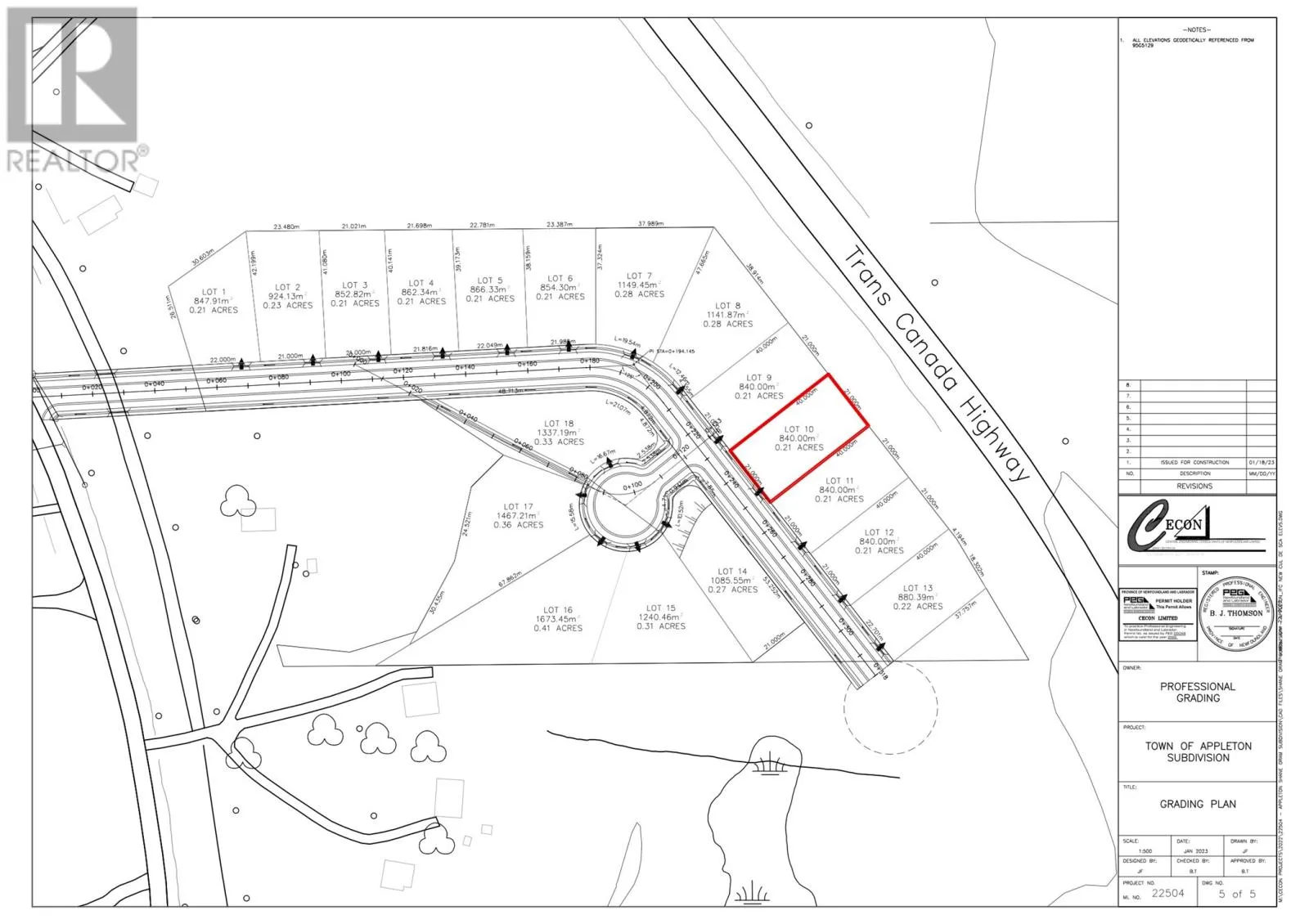 Lot 10 Temple Avenue, Appleton, Newfoundland & Labrador A1V 1W7