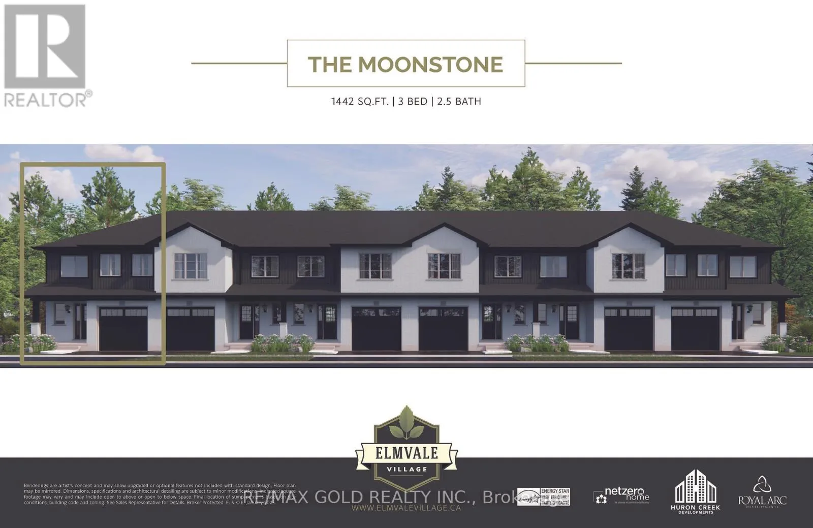 Row / Townhouse for rent: Lot 11 169 Queen Street, Springwater, Ontario L0L 1P0