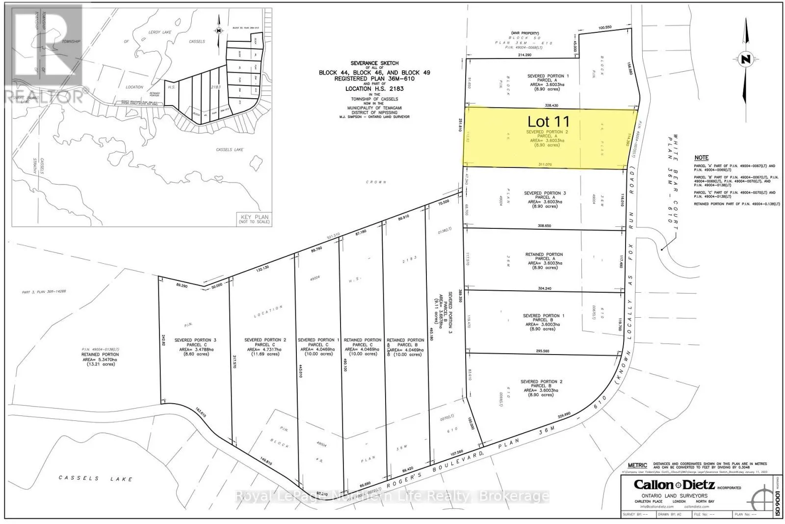 Lot 11 Fox Run Drive, Temagami, Ontario P0H 2H0