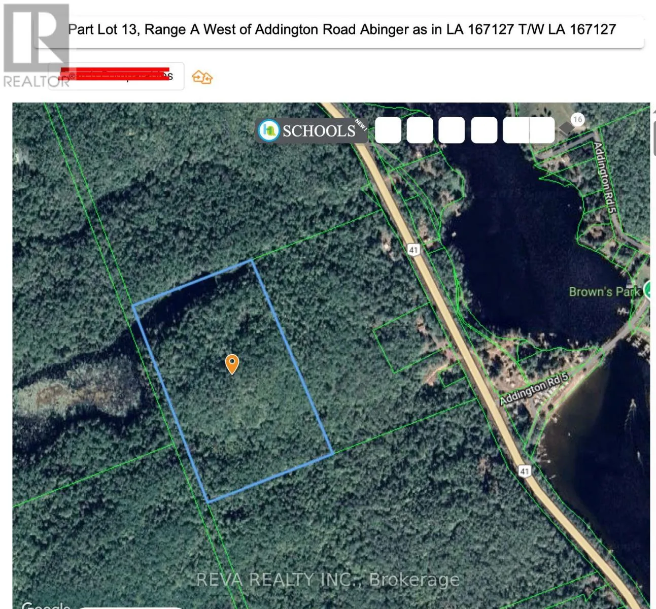 Lot 13 Addington Highlands, Addington Highlands, Ontario K0H 1K0
