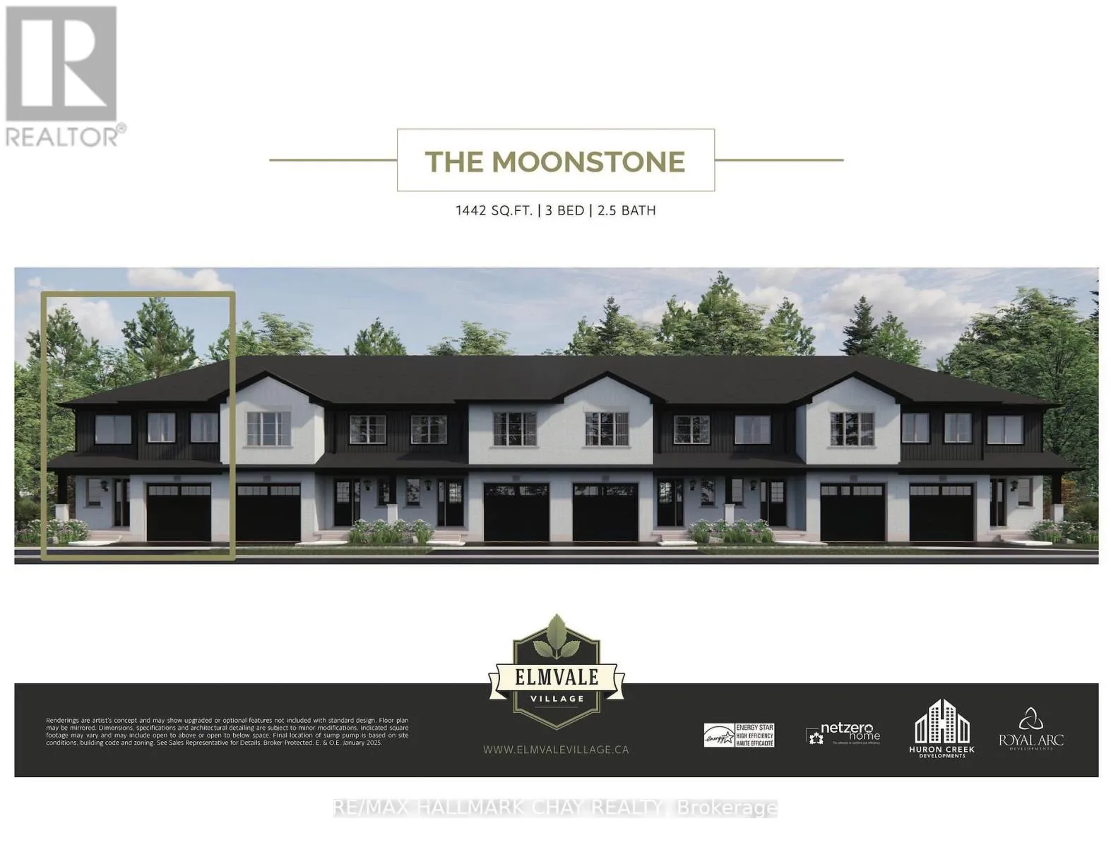 Row / Townhouse for rent: Lot 19 169 Queen Street, Springwater, Ontario L0L 1P0