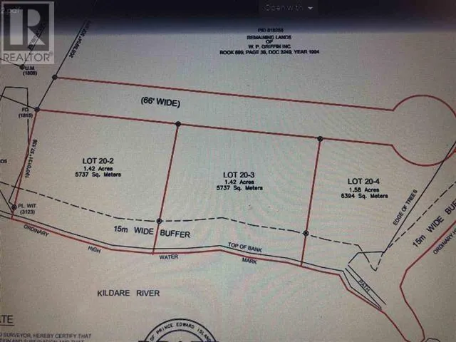 Lot 20-3 Mcintyre Lane, Kildare, Prince Edward Island C0B 1B0