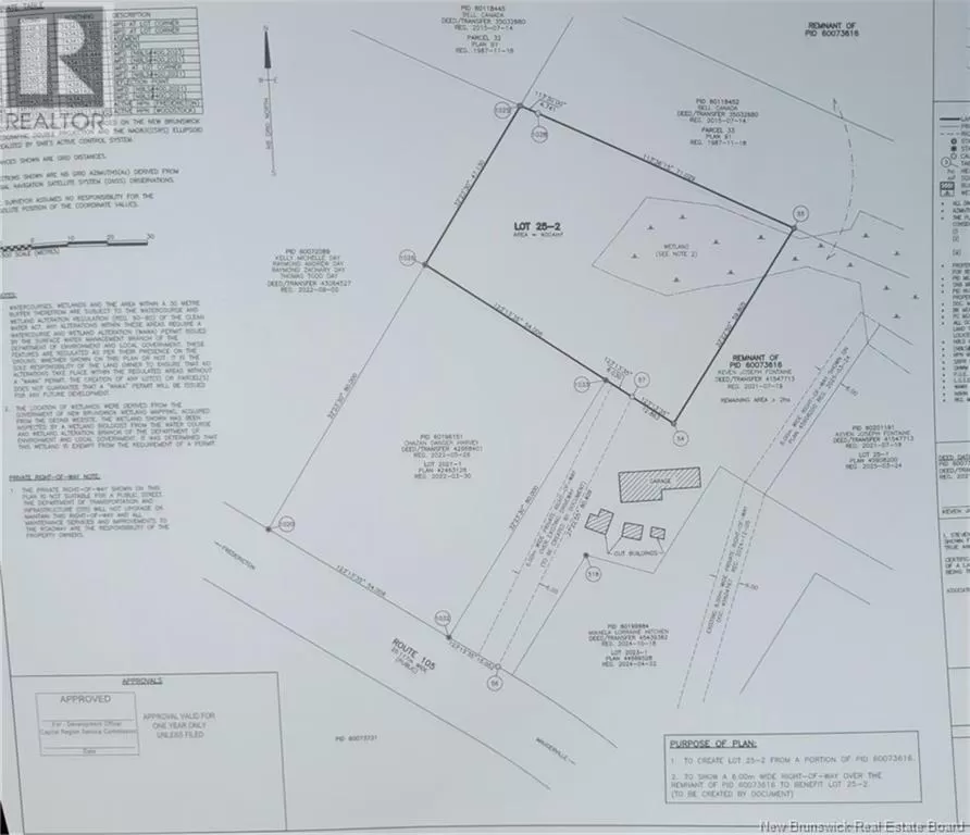 Lot 25-2 105 Route, Maugerville, New Brunswick E3A 8N3