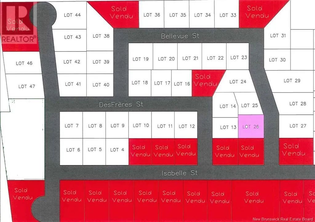 Lot 26 Charles Street, Charlo, New Brunswick E8E 2G8