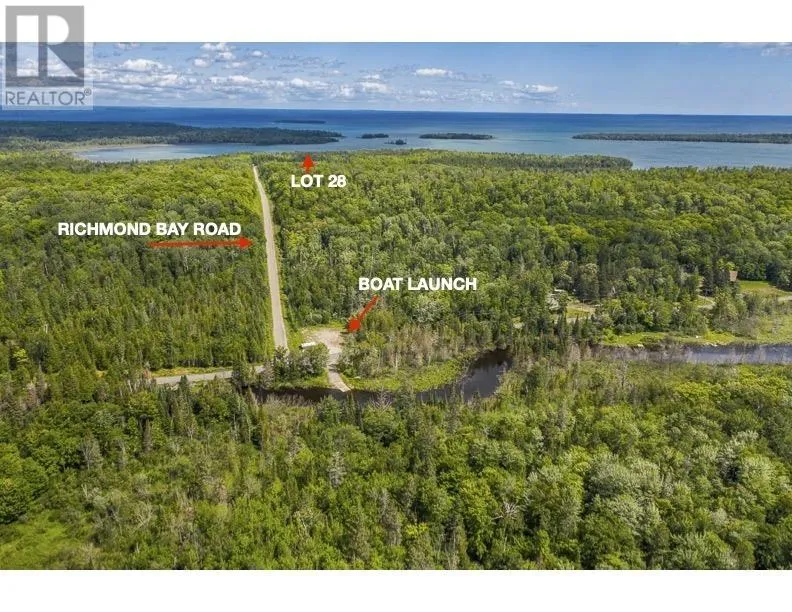 Lot 28 Richmond Bay Rd, Hilton Township, St. Joseph Island, Ontario P0R 1G0