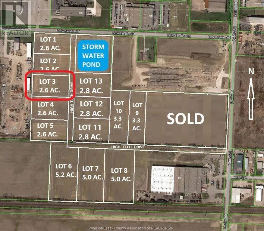 Lot 3 High Tech Drive, Lakeshore, Ontario N8N 2L9