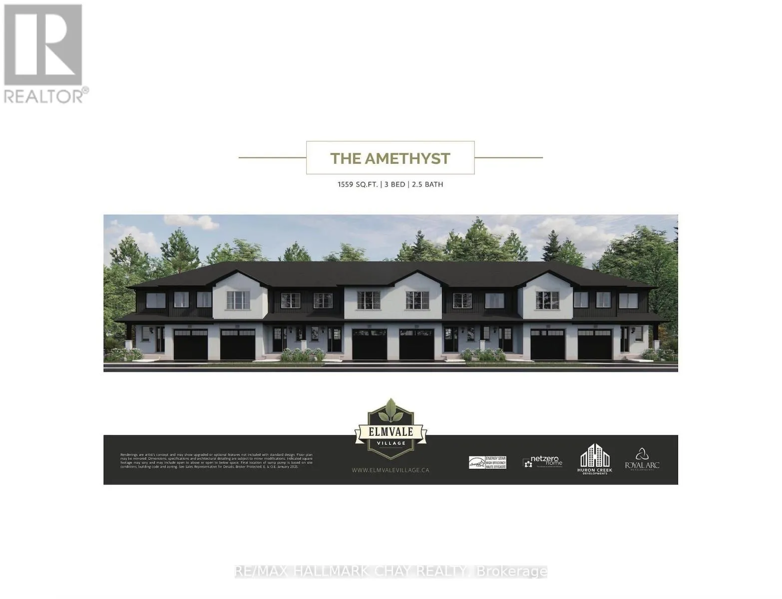 Row / Townhouse for rent: Lot 30 169 Queen Street, Springwater, Ontario L0L 1P0