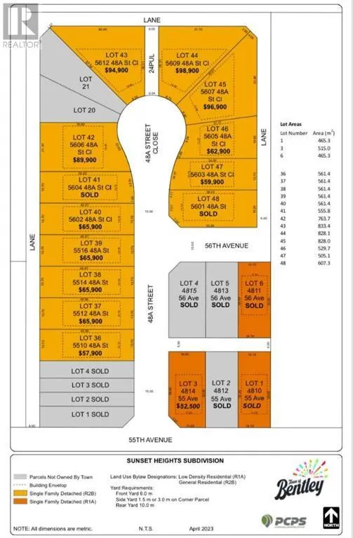 Lot 44, 5609 48a Streetclose, Bentley, Alberta T0C 0J0