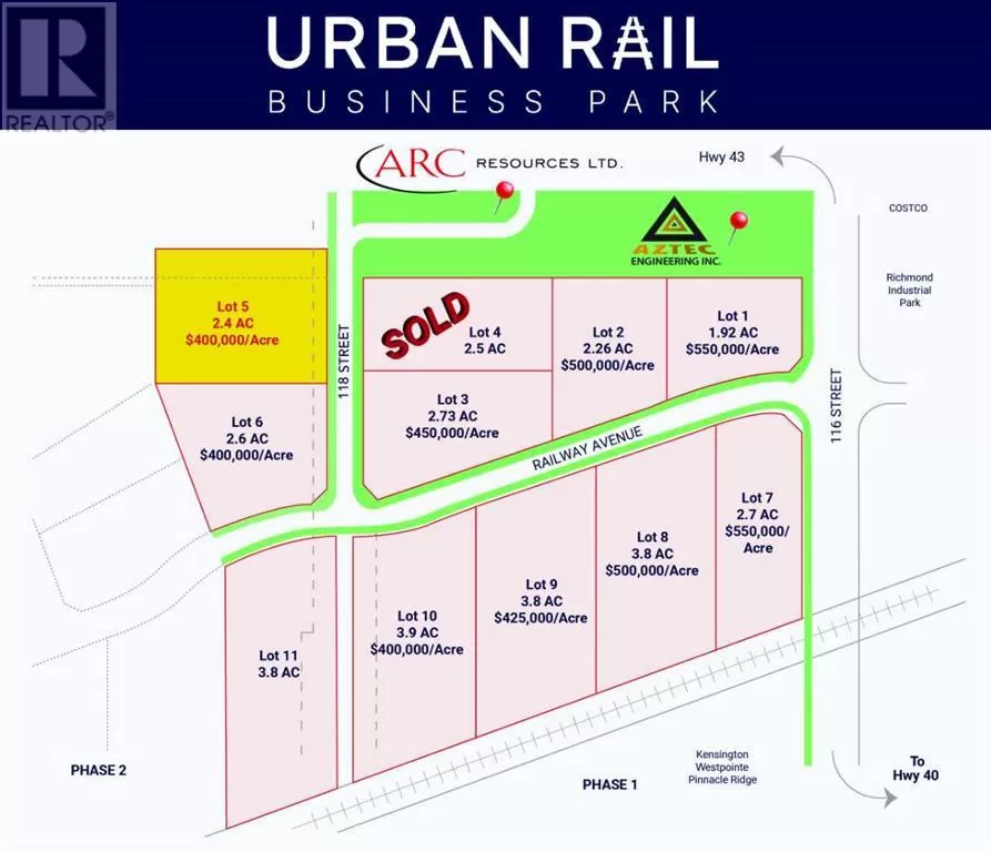Lot 5 118 Street, Grande Prairie, Alberta T8W 0C7