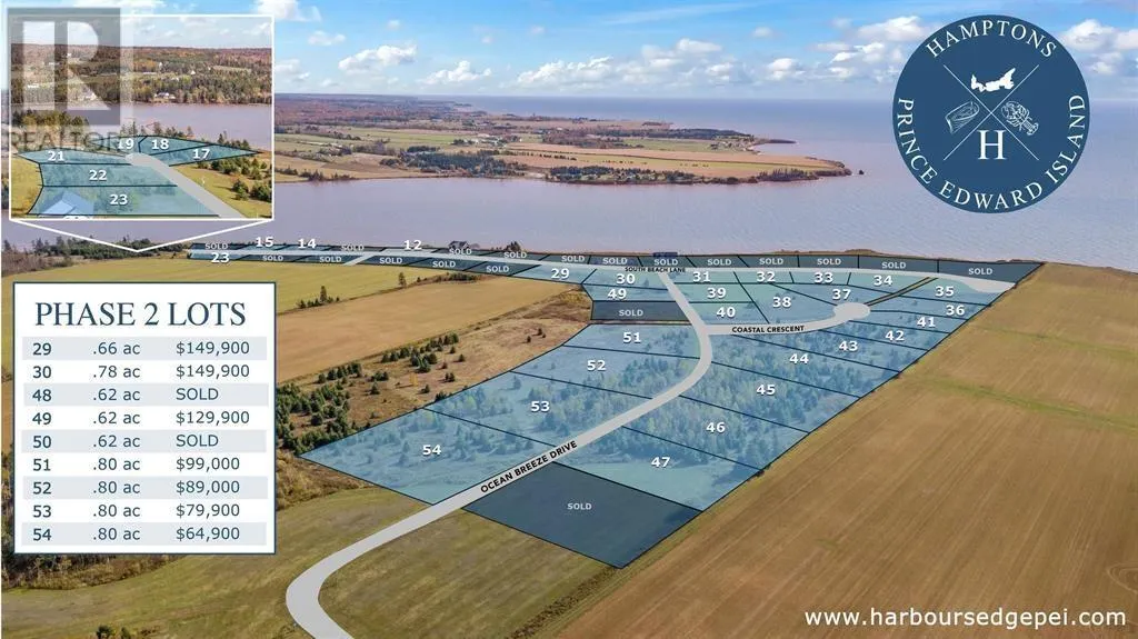 Lot 50 Ocean Breeze Drive, Hampton, Prince Edward Island C0A 1C0