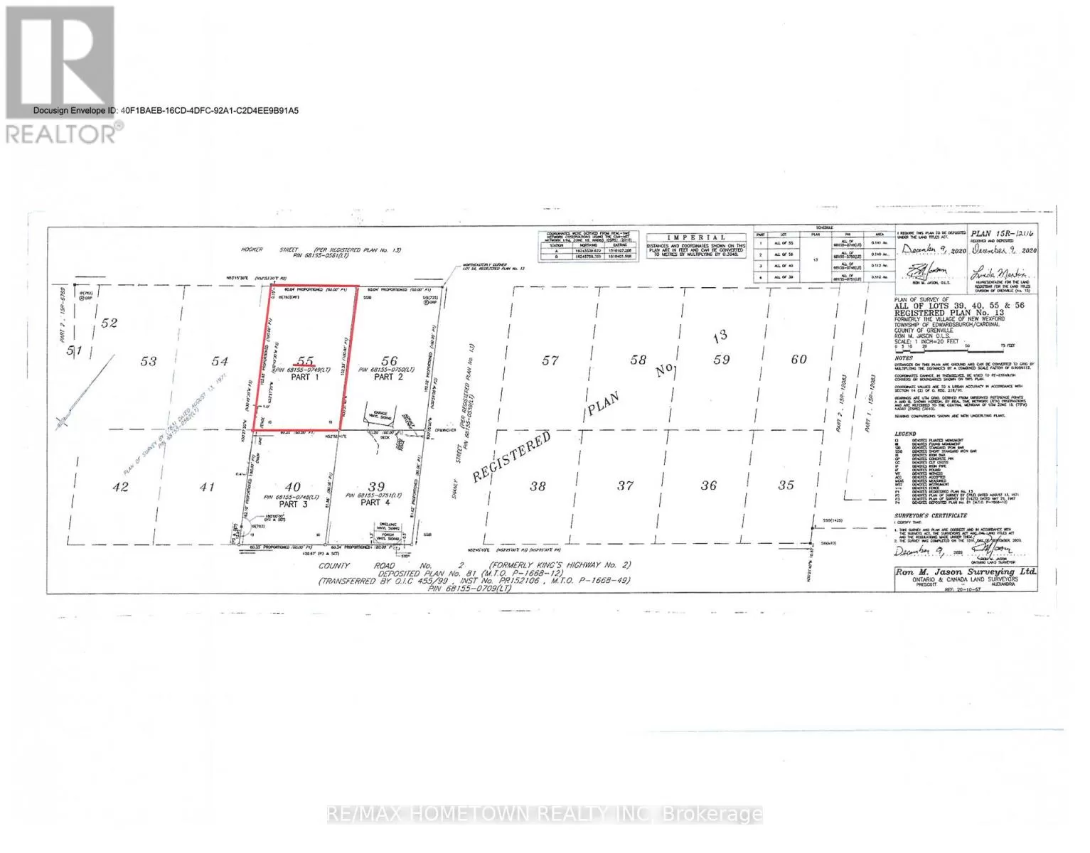 Lot 55 Hooker Street, Edwardsburgh/Cardinal, Ontario K0E 1T1