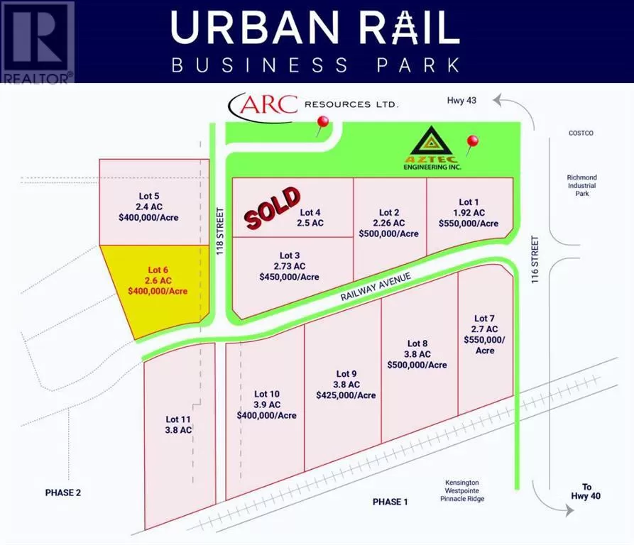 Lot 6 118 Street, Grande Prairie, Alberta T8W 0C7