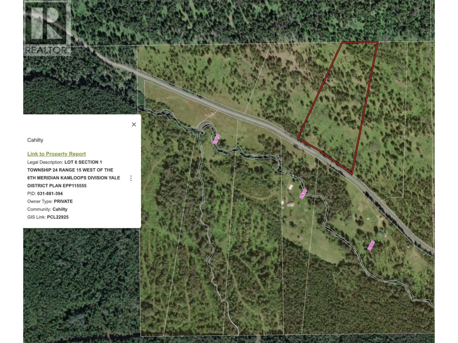 Other for rent: Lot 6 Fadear Creek Road, Kamloops, British Columbia V0E 2E0