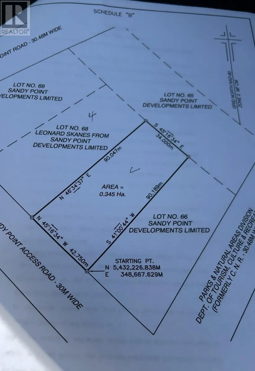 Lot #67 Sandy Point, Sandy Point, Newfoundland & Labrador A0G 3M0