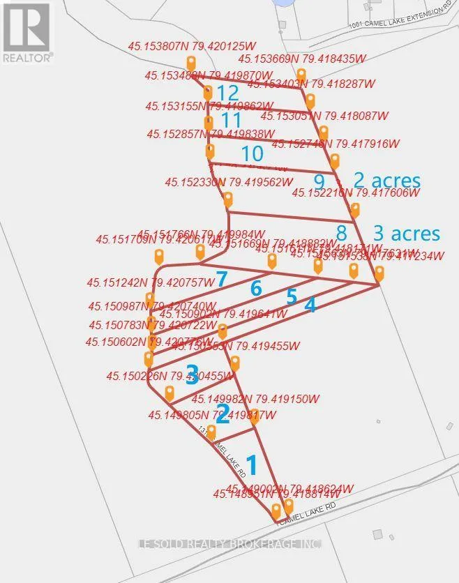 Lot # 7 - 1310 Camel Lake Road, Muskoka Lakes, Ontario P1L 1X4