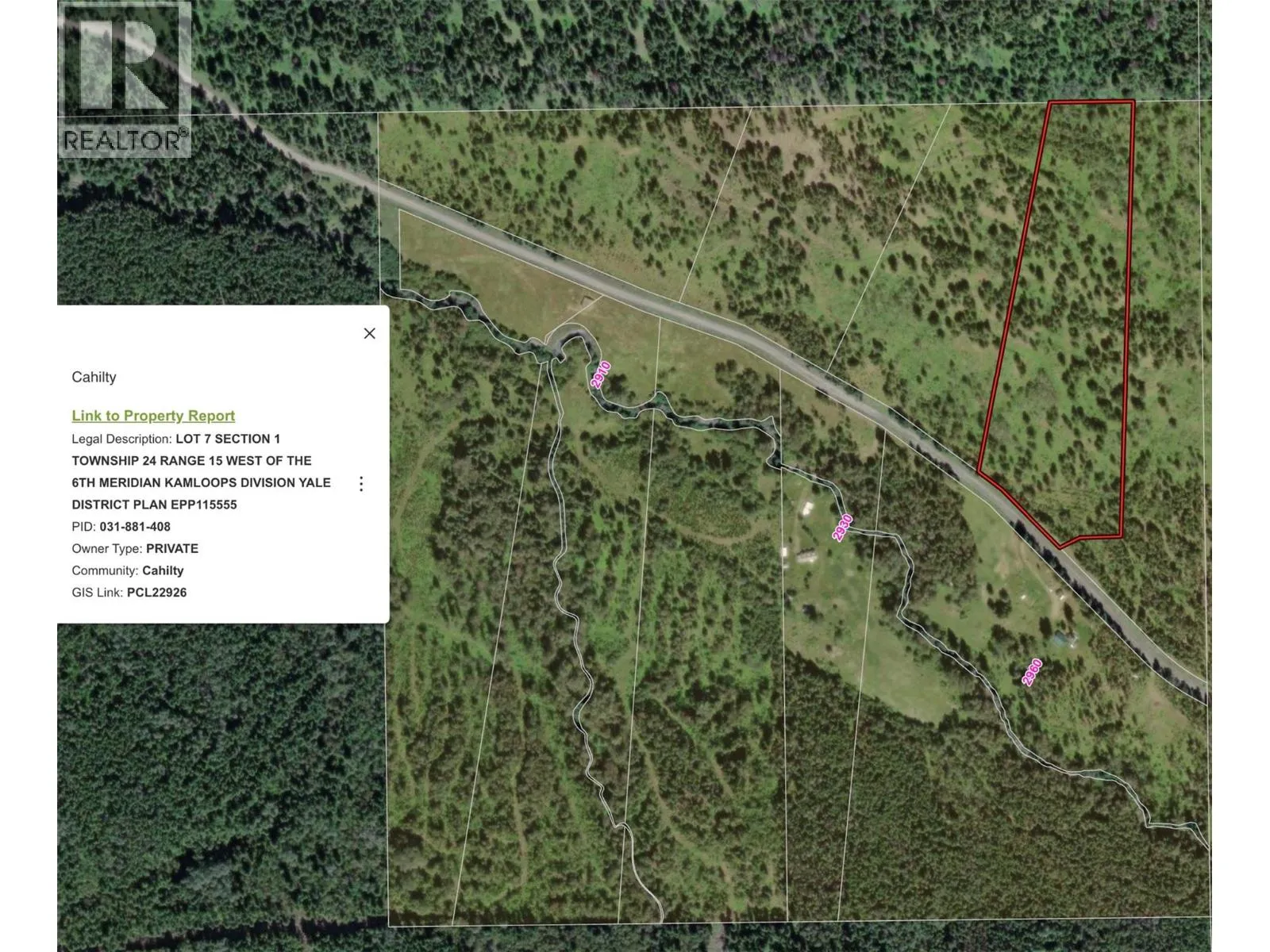 Other for rent: Lot 7 Fadear Creek Road, Kamloops, British Columbia V0E 2E0