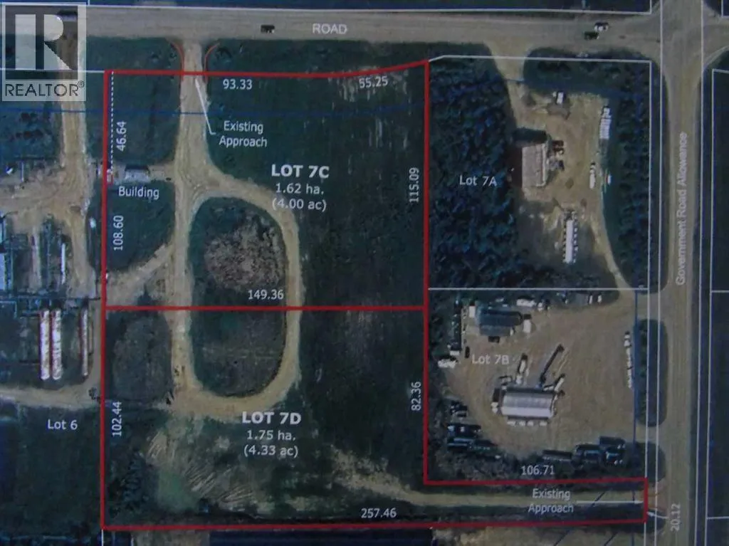Lot 7c West Mitsue Industrial Road, Rural Lesser Slave River No. 124, M.D. of, Alberta T0G 2A0