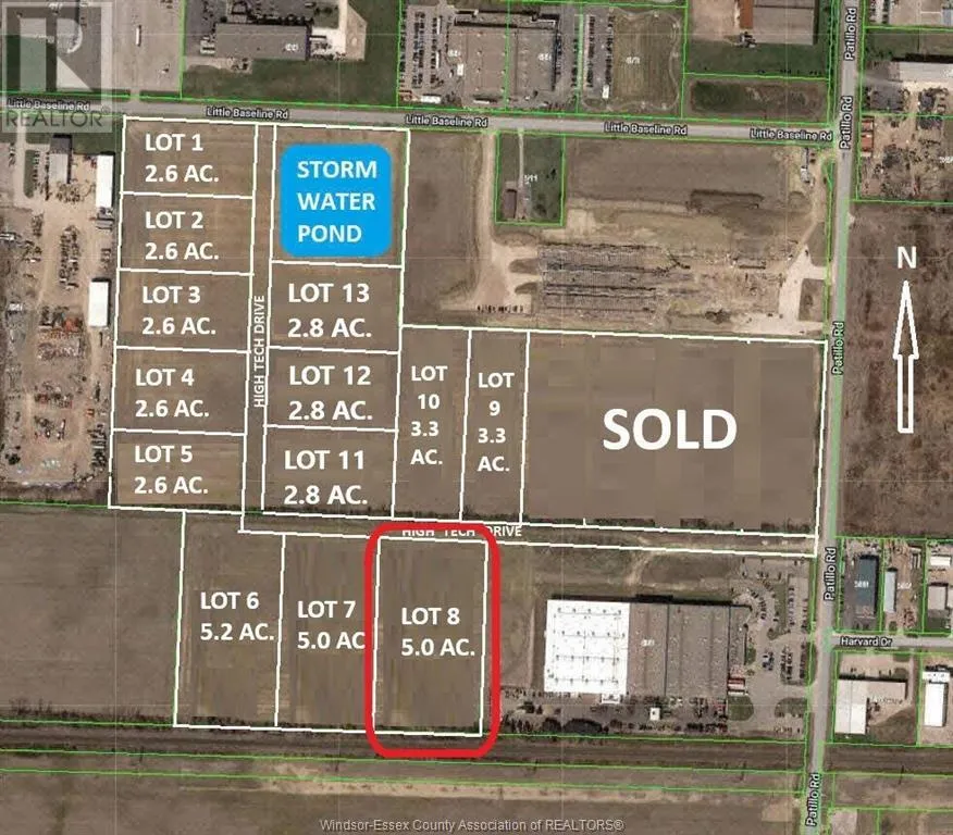 Lot 8 High Tech Drive, Lakeshore, Ontario N8N 2L9