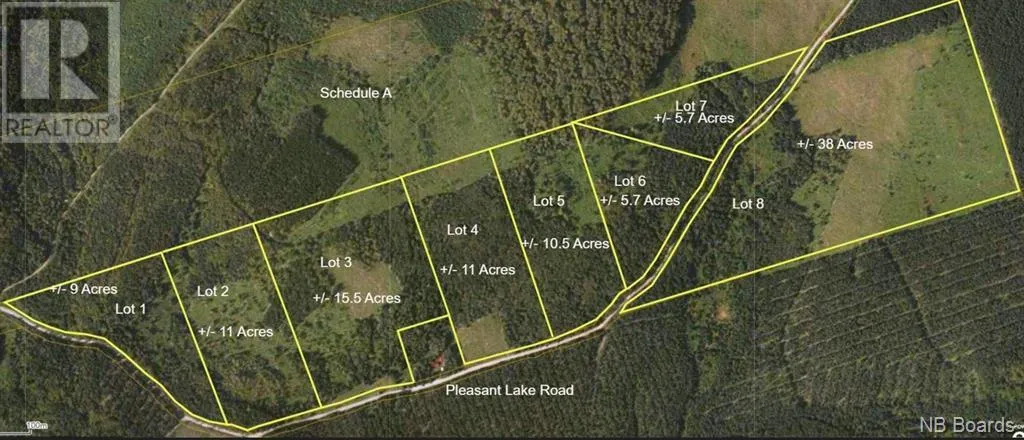 Recreational for rent: Lot 8 Pleasant Lake Road, Chambers Settlement, New Brunswick E4E 3J9