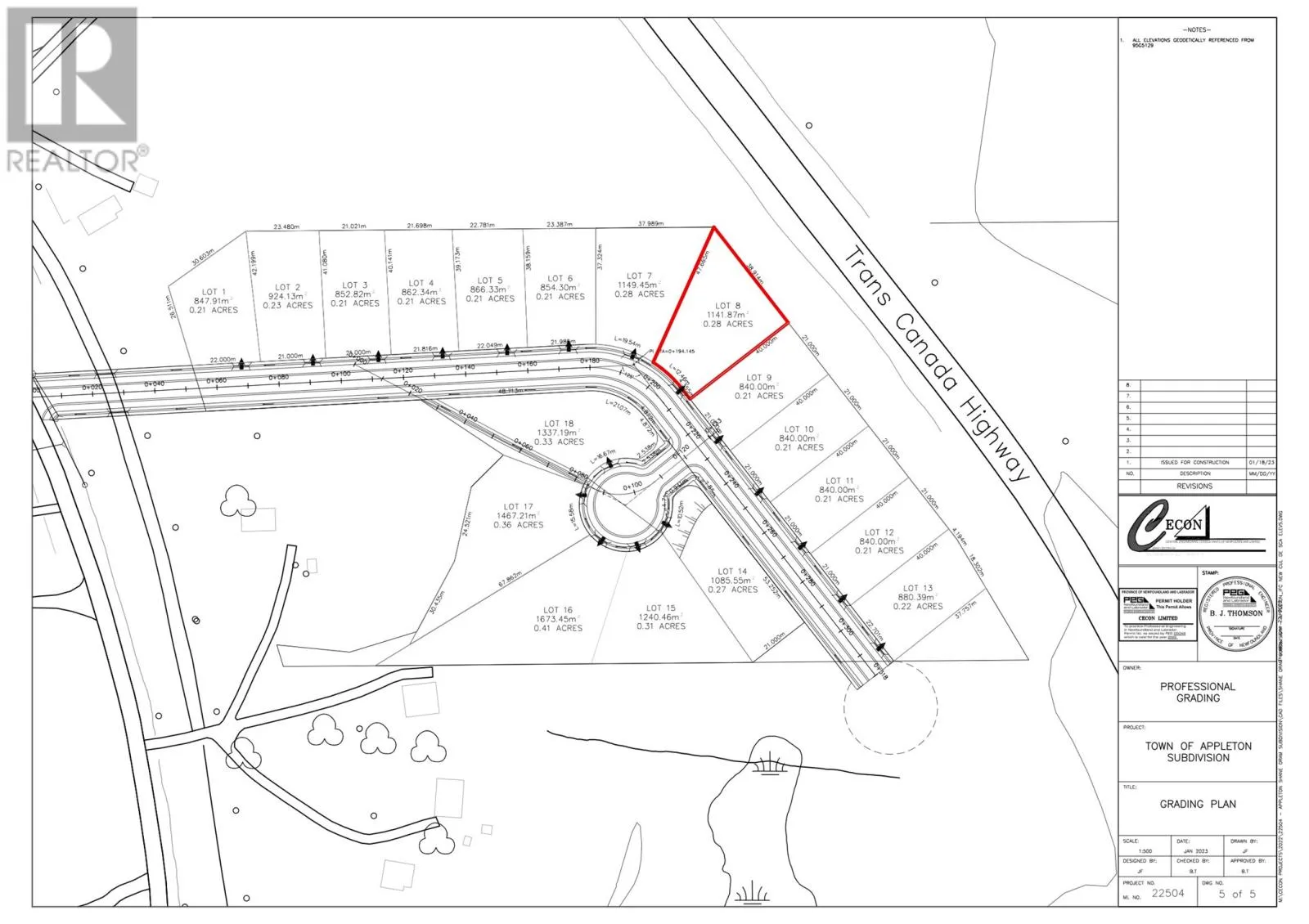 Lot 8 Temple Avenue, Appleton, Newfoundland & Labrador A1V 1W7