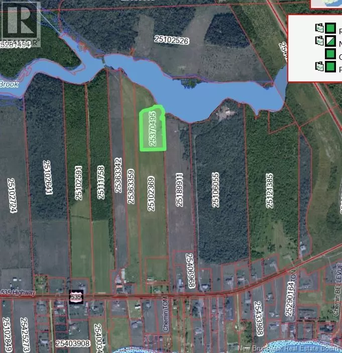 Recreational for rent: Lot Cocagne River, Cocagne, New Brunswick E4R 3B8