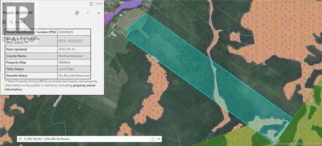 Lot Little Branch Road, Black River Bridge, New Brunswick E1N 5N4