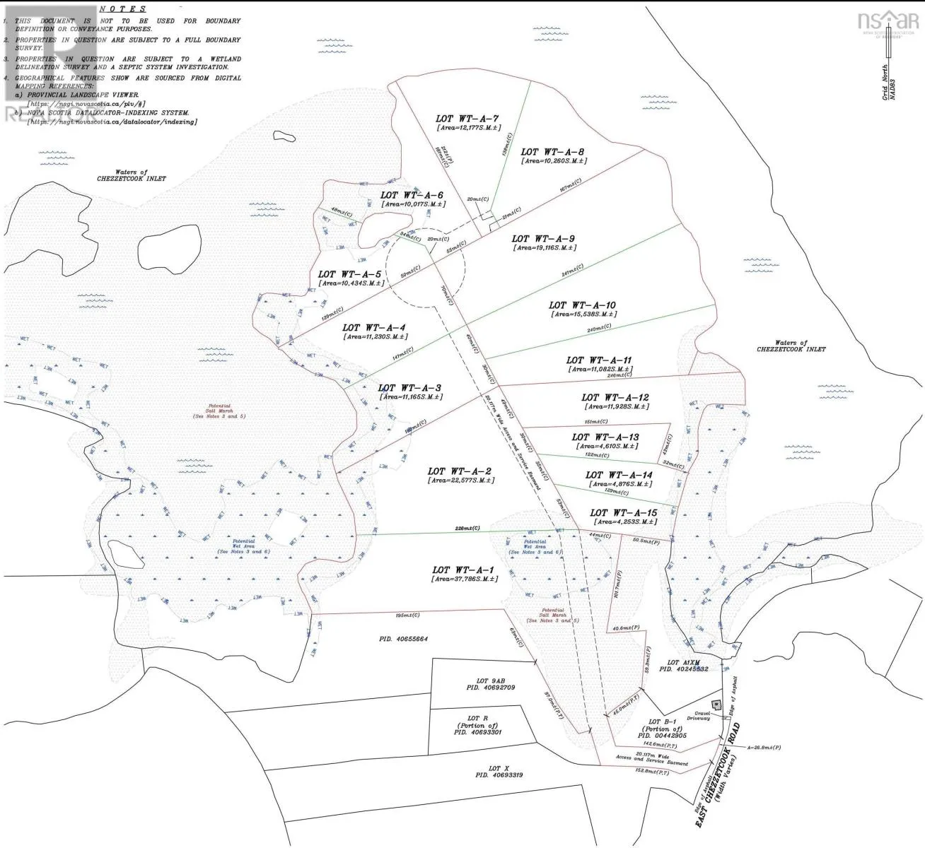 Lots East Chezzetcook Road, Lower East Chezzetcook, Nova Scotia B0J 2L0